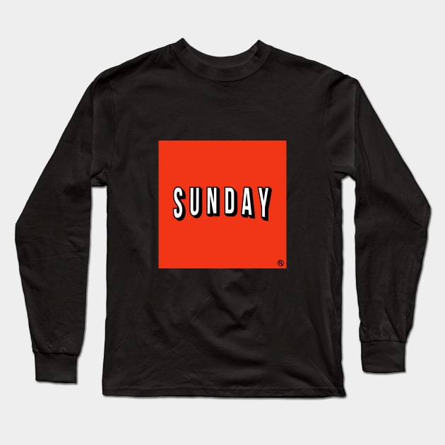 Sunday is made for Netflix Long Sleeve T-Shirt by Sviali